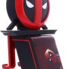 Exquisite Gaming Cable Guys LED Ikons: Marvel Deadpool - Phone & Controller Holder - Light Up Gaming Controller / Mobile Phone / Device Holder, Includes 4' Charging Cable