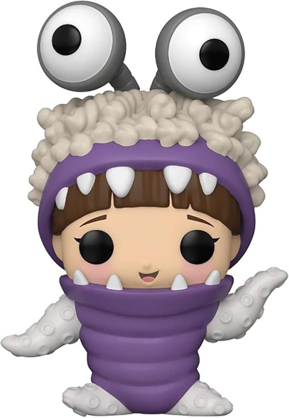 Funko POP Disney: Monsters Inc 20th - Boo with Hood Up, Multicolor, One Size, (57741) Boo w/Hood Up