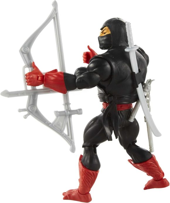 Masters of the Universe Origins Action Figure, Ninjor Collectible, MOTU Evil Ninja of Etenia, 16 Posable Joints, 5.5 Inch with Accessories - Image 5