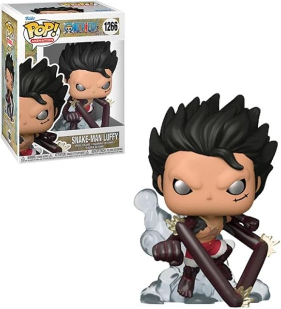 POP One Piece - Snake-Man Luffy Funko Vinyl Figure (Bundled with Compatible Box Protector Case), Multicolor, 3.75 inches - Image 3