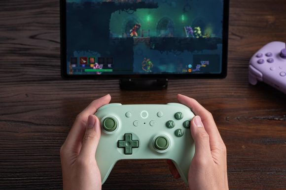 8BitDo Ultimate 2C Wireless Controller for Windows PC and Android, with 1000 Hz Polling Rate, Hall Effect Joysticks and Triggers, and Remappable L4/R4 Bumpers (Green) Ultimate 2C Green - Image 5
