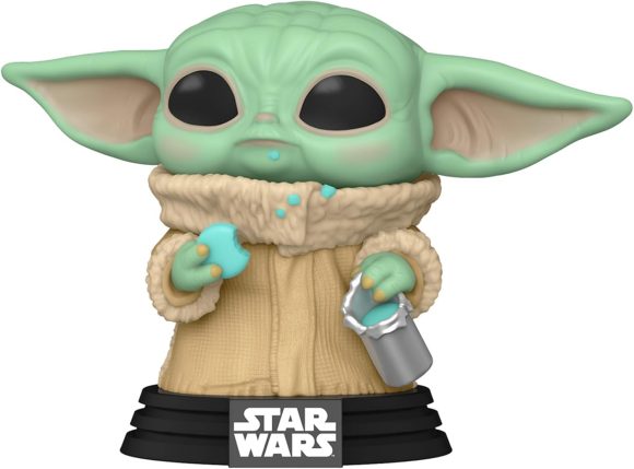 Funko POP! Star Wars: The Mandalorian - Grogu (The Child, Baby Yoda) with Cookie - Collectible Vinyl Figure - Gift Idea - Official Merchandise - for Kids & Adults - TV Fans Standard - Image 3