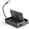 Skull & Co. x Savage Raven SteamDock PRO: A Compact and Portable Dock with Detachable USB Hub HDMI TV Adapter for Steam Deck ROG Ally & Other Devices (for Switch OLED, Smartphone, Laptop) - Black Pro-Black STEAMDOCK PRO