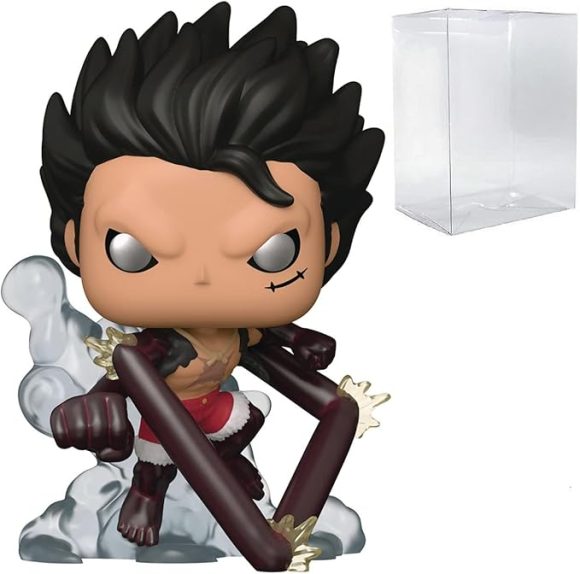 POP One Piece - Snake-Man Luffy Funko Vinyl Figure (Bundled with Compatible Box Protector Case), Multicolor, 3.75 inches - Image 4