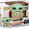 Funko POP! Star Wars: The Mandalorian - Grogu (The Child, Baby Yoda) with Cookie - Collectible Vinyl Figure - Gift Idea - Official Merchandise - for Kids & Adults - TV Fans Standard