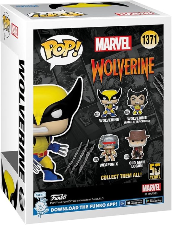 Funko POP! Marvel: Wolverine 50th – Ultimate Wolverine - (Classic) - X-Men - Collectable Vinyl Figure - Gift Idea - Official Merchandise - for Kids & Adults - Comic Books Fans Wolverine Classic - Image 2