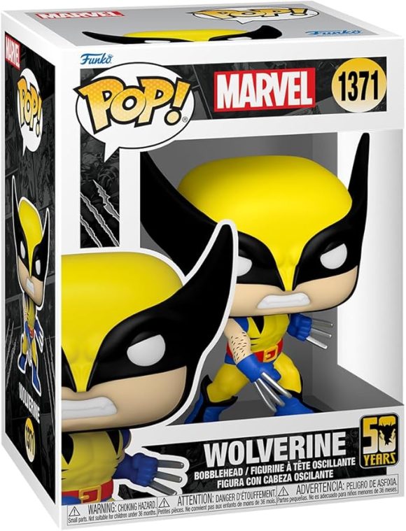 Funko POP! Marvel: Wolverine 50th – Ultimate Wolverine - (Classic) - X-Men - Collectable Vinyl Figure - Gift Idea - Official Merchandise - for Kids & Adults - Comic Books Fans Wolverine Classic