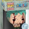 Funko POP! Keychain: OP - Roronoa Zoro - One Piece - Collectable Vinyl Mini Figure Novelty Keyring - Stocking Filler - Gift Idea - Official Merchandise - Anime Fans - Minifigure