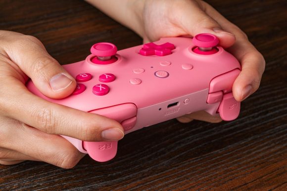 8BitDo Ultimate 2C Bluetooth Controller for Switch/Switch 2, Wireless Controller with 6-Axis Motion Control, Rumble Vibration, Refined D-Pad and Bumpers, and Hall Effect Joysticks (Pink) Pink Ultimate 2C - Image 5