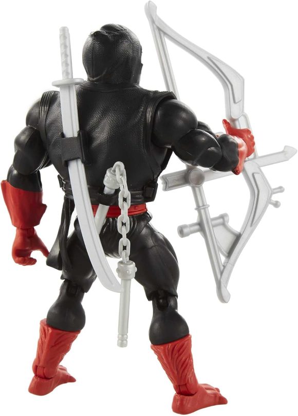 Masters of the Universe Origins Action Figure, Ninjor Collectible, MOTU Evil Ninja of Etenia, 16 Posable Joints, 5.5 Inch with Accessories - Image 3