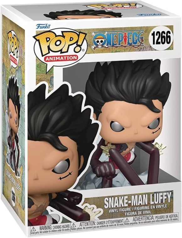POP One Piece - Snake-Man Luffy Funko Vinyl Figure (Bundled with Compatible Box Protector Case), Multicolor, 3.75 inches - Image 5