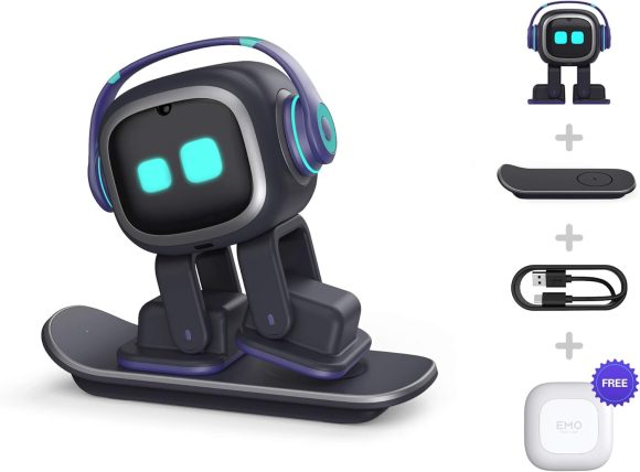 AI Desk Robot Companion - ChatGPT Enabled with Voice Commands & Dancing, Interactive AI Robot Pet with Personality, for Adults and Kids - Image 3