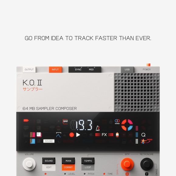 teenage engineering EP–133 K.O. II sampler, drum machine and sequencer with built-in microphone and effects gray - Image 9