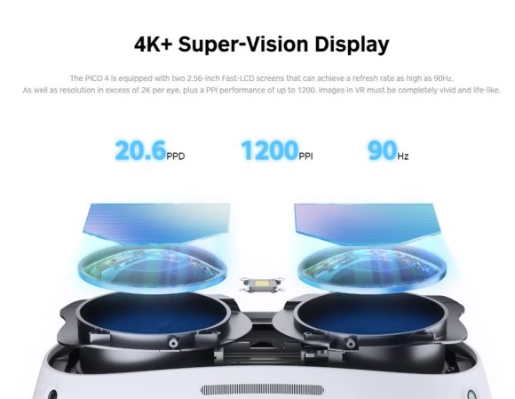 4 256GB VR ヘッドセット (ピコ 4) White Main unit 256GB - Image 6