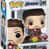 Funko Pop! Avengers Endgame: I Am Iron Man Glow-in-The-Dark Deluxe Vinyl Figure, Multicolored
