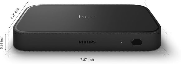 Philips Hue Play HDMI sync Box 8K - Syncs up to 10 Hue Lights with Your Video Games, Movies, and Music - Requires Hue Bridge - Supports Dolby Vision HDR10+ - Control with Hue App - Image 2