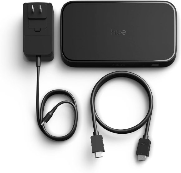 Philips Hue Play HDMI sync Box 8K - Syncs up to 10 Hue Lights with Your Video Games, Movies, and Music - Requires Hue Bridge - Supports Dolby Vision HDR10+ - Control with Hue App - Image 3