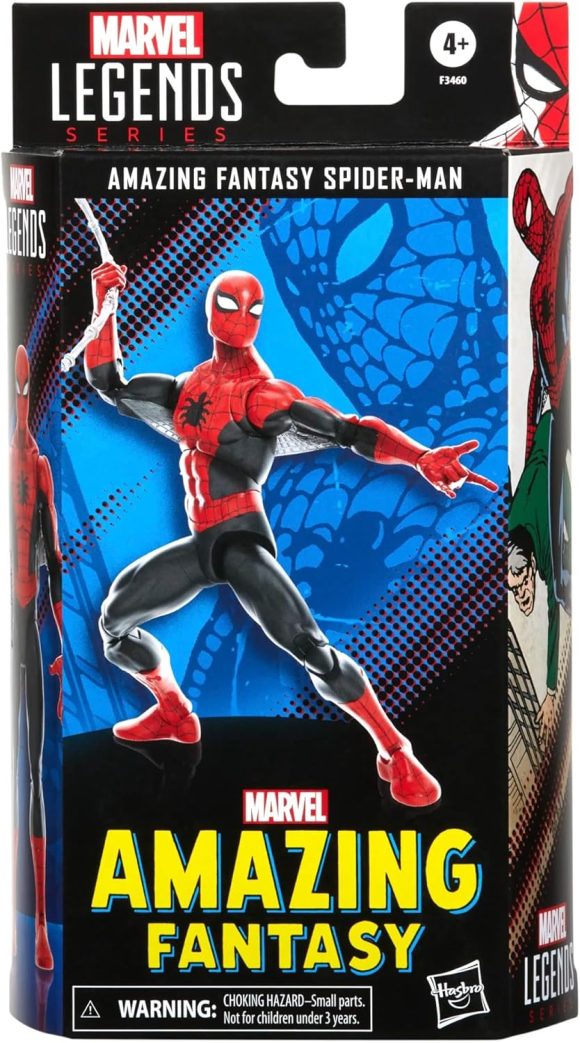 Spider-Man Marvel Legends Series 60th Anniversary Amazing Fantasy 6-inch Classic Comics Action Figures for 4+ Years, 9 Accessories - Image 9