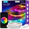 Govee 100ft RGBIC LED Strip Lights, Smart LED Lights Work with Alexa and Google Assistant, LED Lights for Bedroom WiFi App Control Segmented DIY Multiple Colors, Color Changing Light, (2 x 50ft)