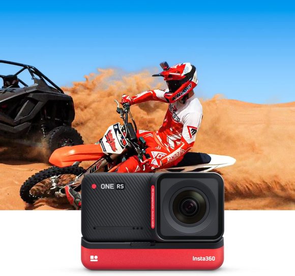 Insta360 ONE RS Twin Edition – Waterproof 4K 60fps Action Camera & 5.7K 360 Camera with Interchangeable Lenses, Stabilization, 48MP Photo, Active HDR, AI Editing Standalone - Image 10