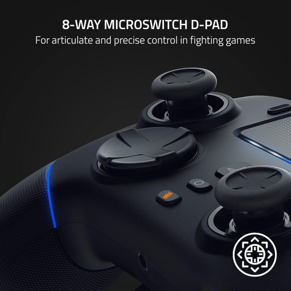 Razer Wolverine V2 Pro Wireless Gaming Controller for PlayStation 5 / PS5, PC: Mecha-Tactile Action Buttons - 8-Way Microswitch D-Pad - HyperTrigger - 6 Remappable Buttons - Chroma RGB - Black - Image 3