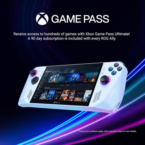ASUS ROG Ally 7" 120Hz FHD 1080p Gaming Handheld Touchscreen AMD Ryzen Z1 Extreme 16GB RAM 512GB White - Image 3
